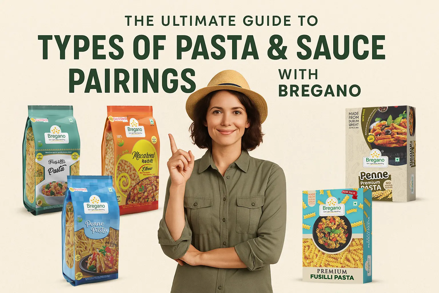 The Ultimate Guide to Types of Pasta & Sauce Pairings with Bregano