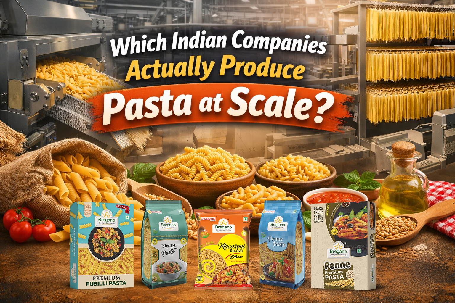 Which Indian Companies Actually Produce Pasta at Scale?