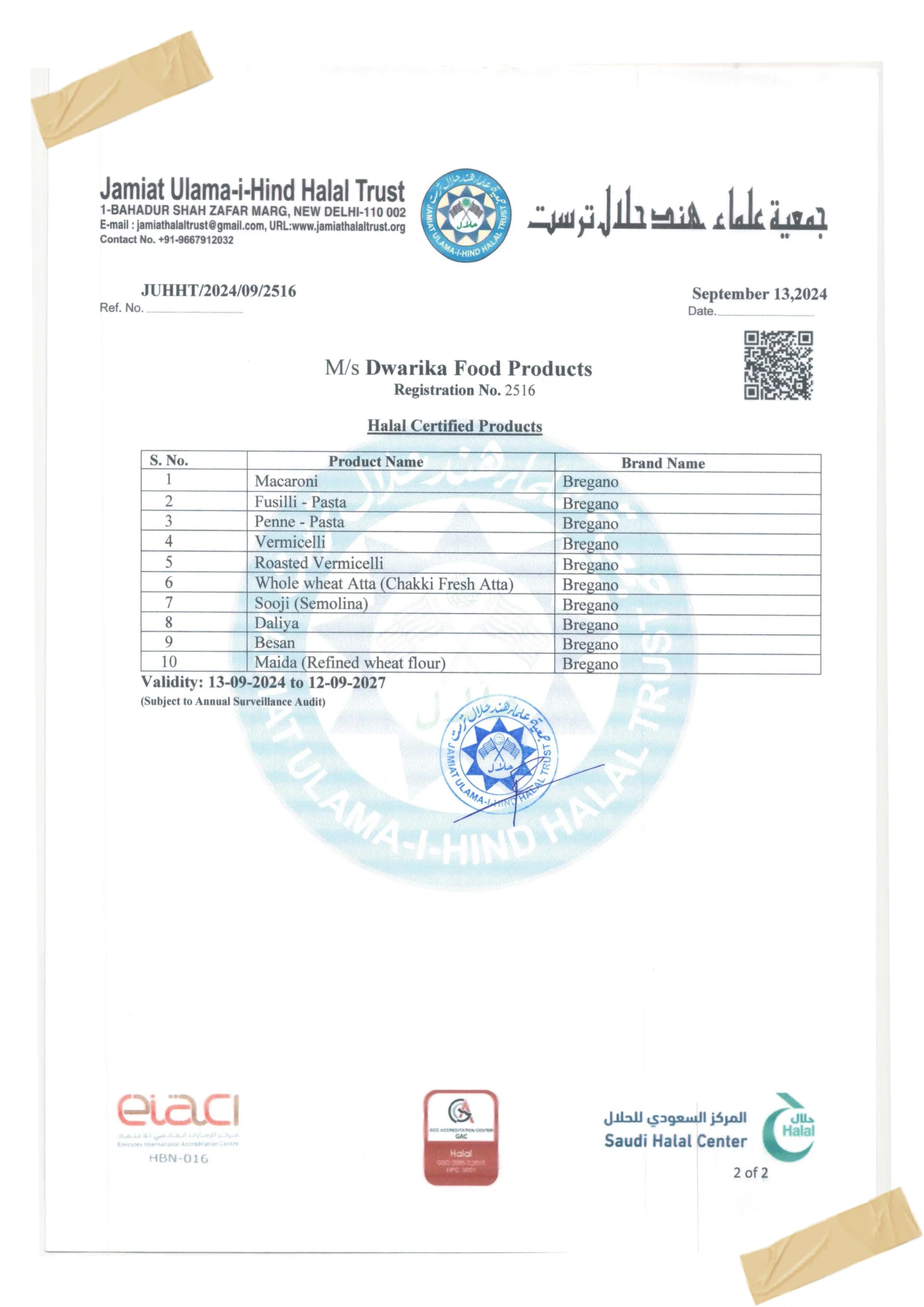 Halal Certificate