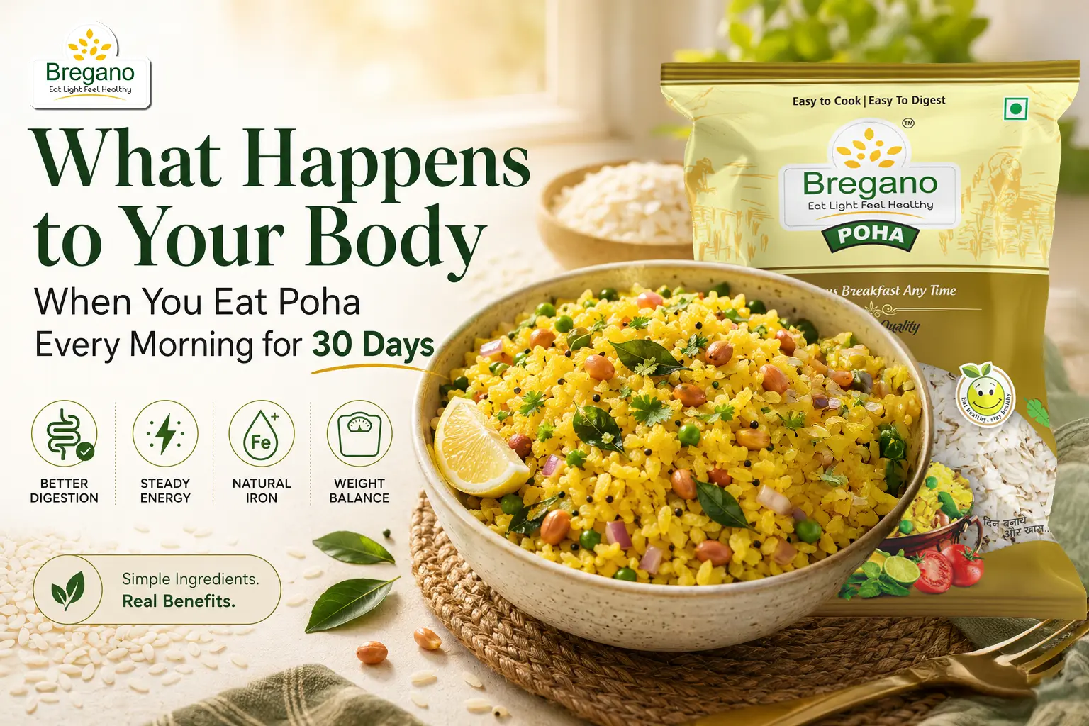 What Happens to Your Body When You Eat Poha Every Morning for 30 Days
