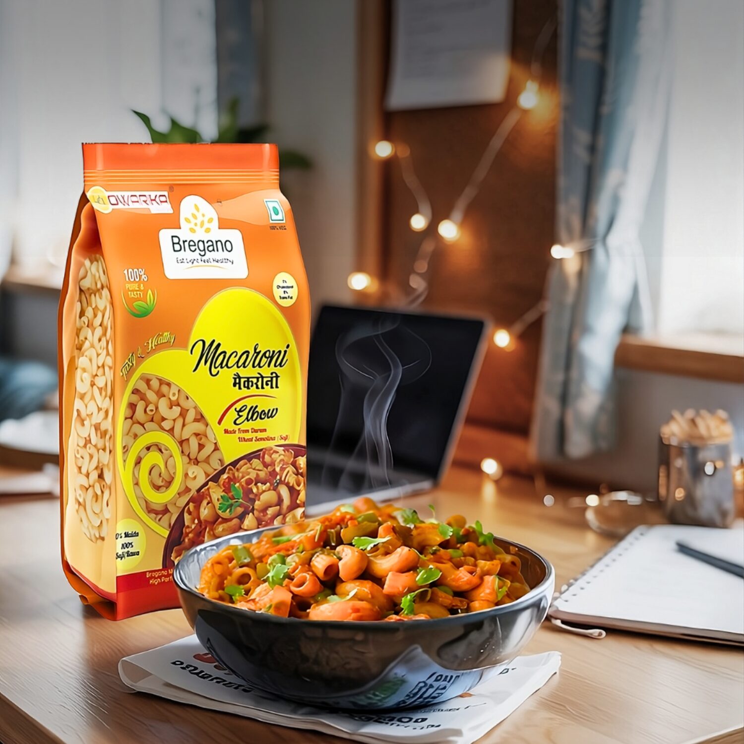Bregano Macaroni packaging