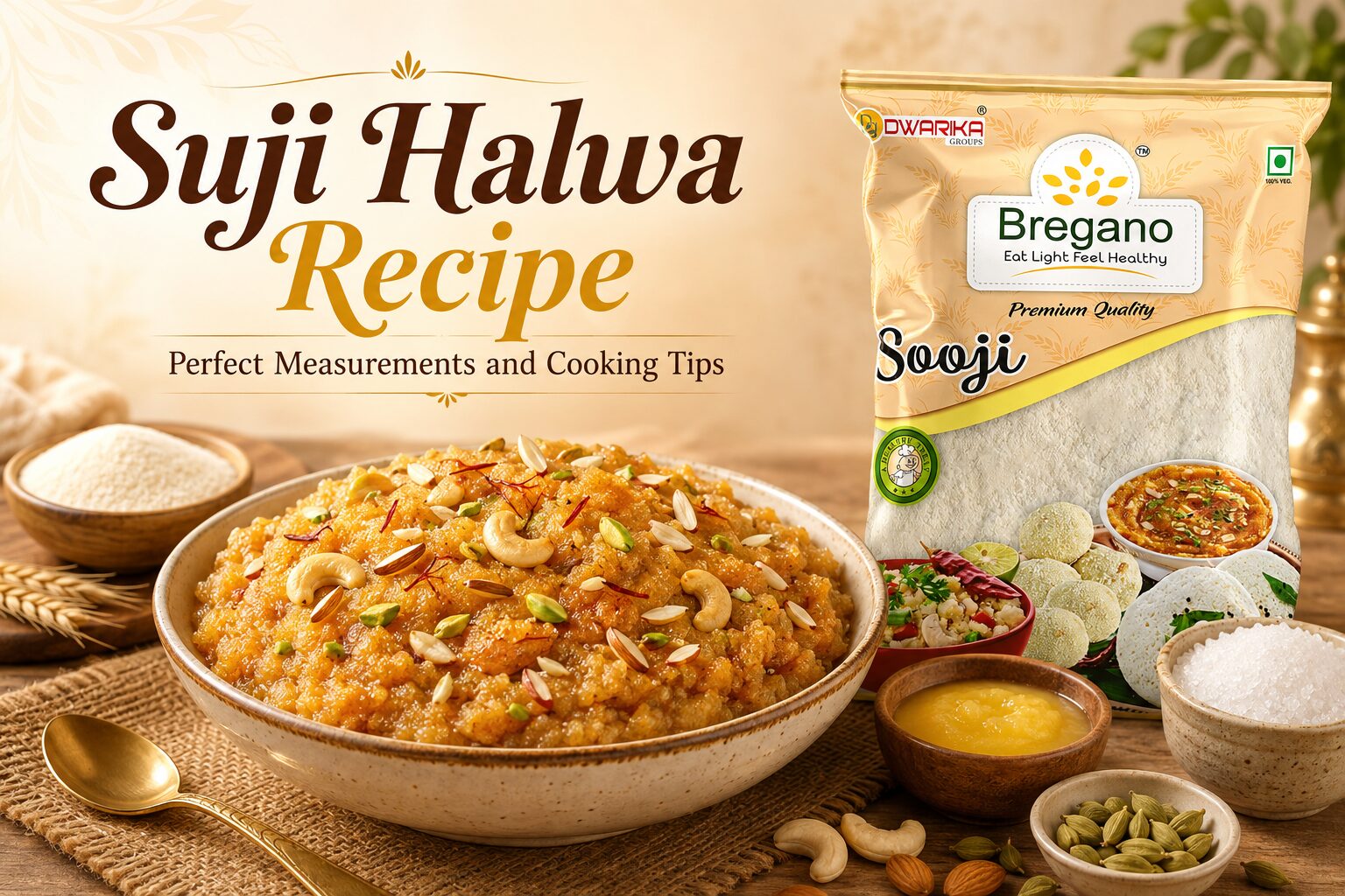 Suji Halwa Recipe: Perfect Measurements and Cooking Tips